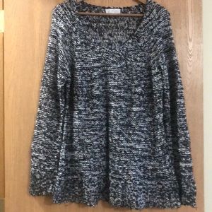 Black & White Maternity Sweater